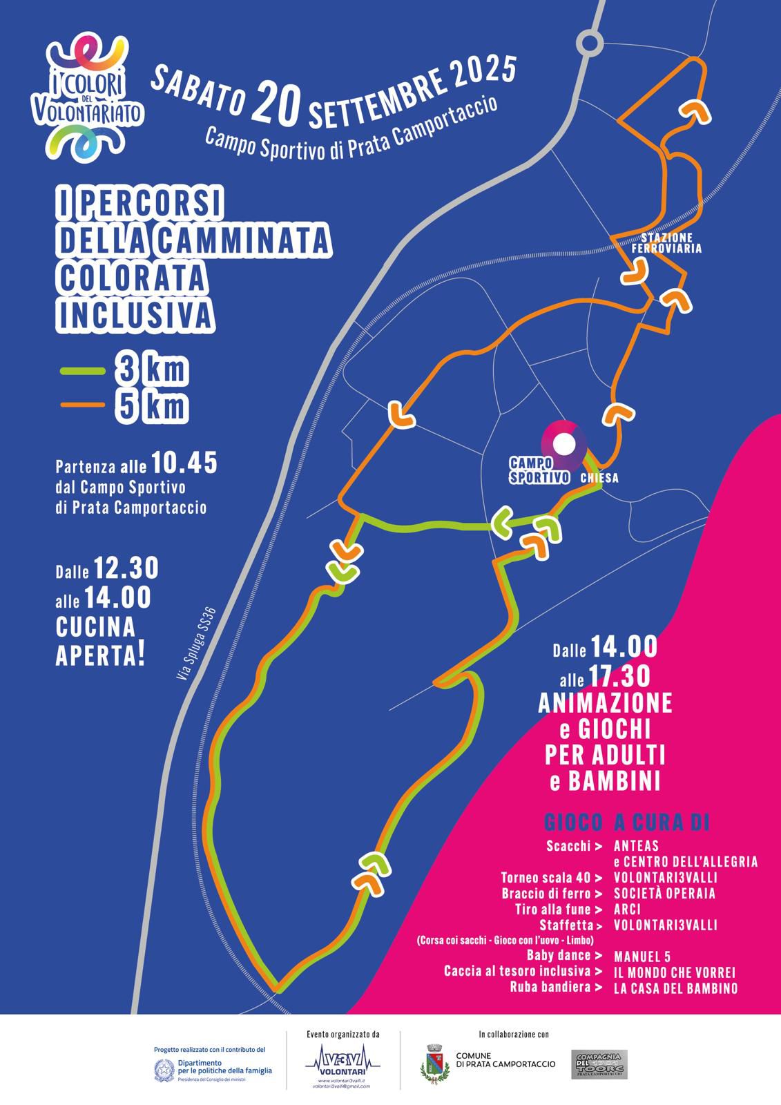 Camminata colorata inclusiva